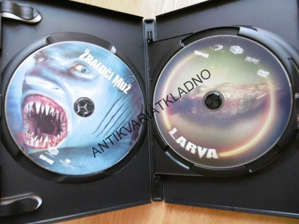 HOROR 3 X , ŽRALOČÍ MUŽ, LARVA, MOSQUITOMAN, DVD FILM