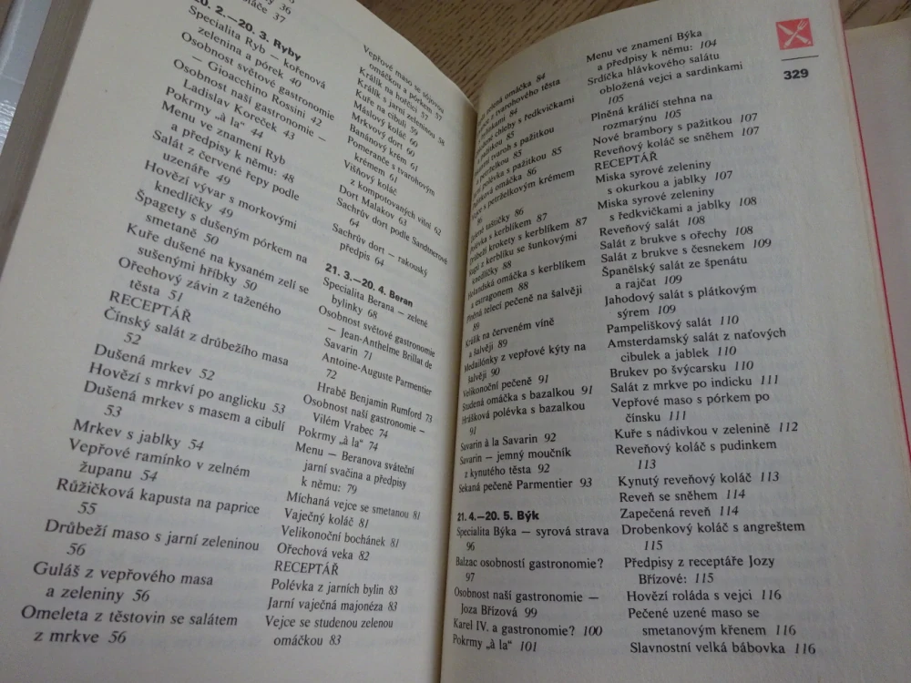 RECEPTÁŘ VE ZNAMENÍ ZVĚROKRUHU, ALICE PINKOVÁ, **an