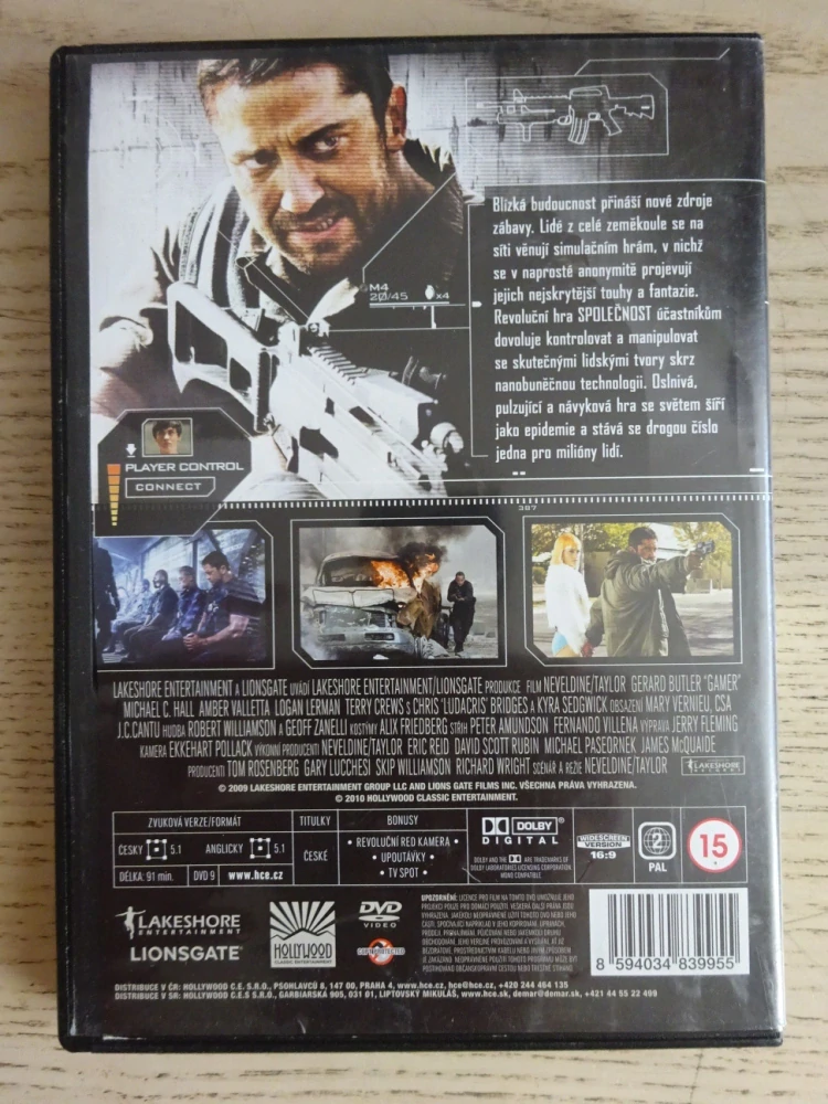 GAMER, DVD FILM