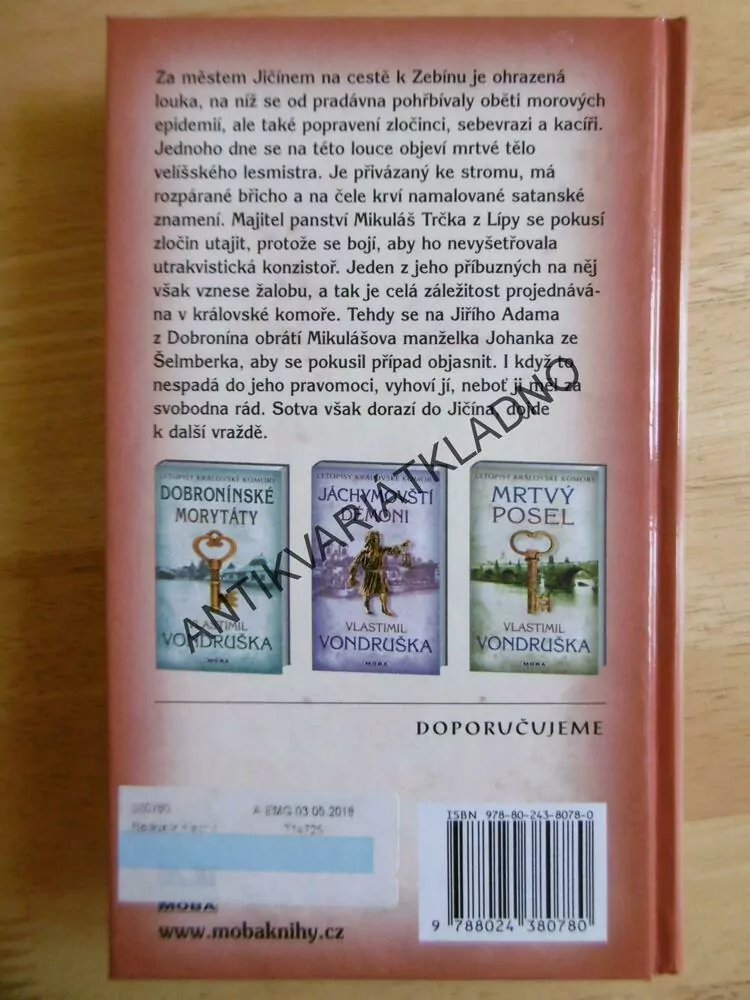 JIČÍNSKÉ POLE MRTVÝCH, VLASTIMIL VONDRUŠKA, **an
