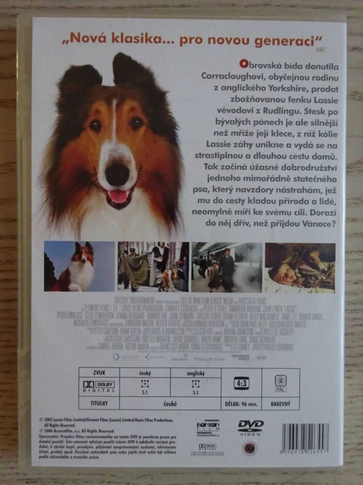 LASSIE, DVD FILM