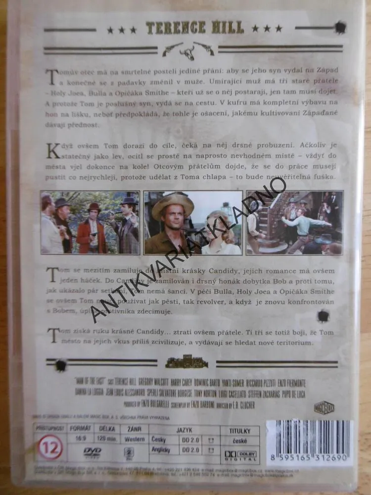 PODIVNÉ DĚDICTVÍ, TERENCE HILL, DVD FILM