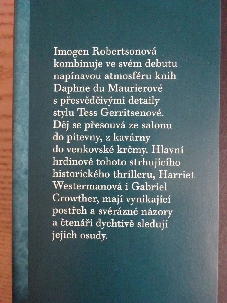 NÁSTROJE TEMNOTY, IMOGEN ROBERTSONOVÁ, **an