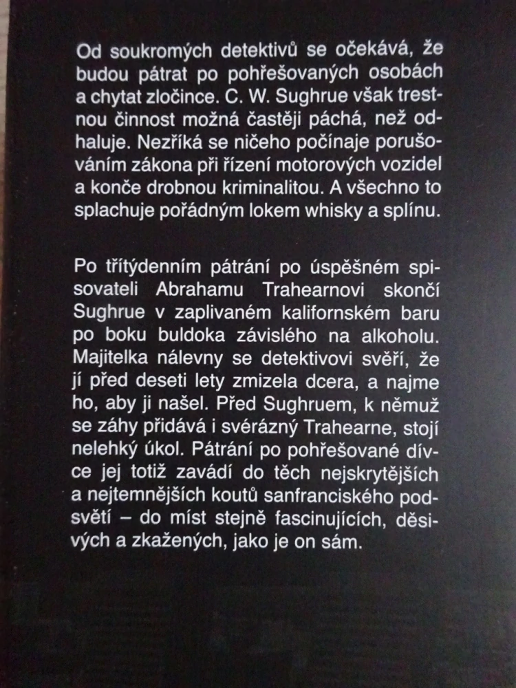 POSLEDNÍ POLIBEK, CO ZA NĚCO STÁL, JAMES CRUMLEY, **an