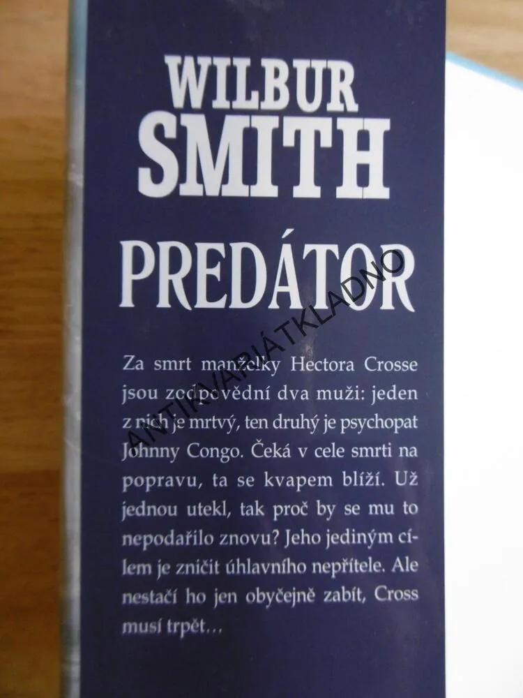 PREDÁTOR, WILBUR SMITH A TOM CAIN