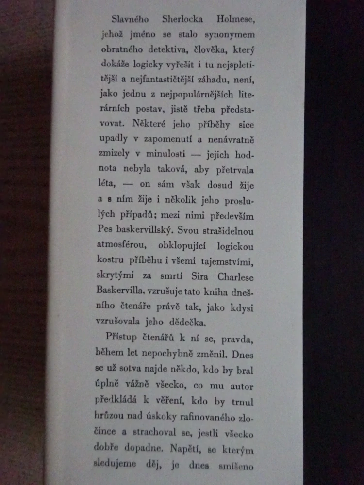 PES BASKERVILLSKÝ, SIR ARTHUR CONAN DOYLE, **an