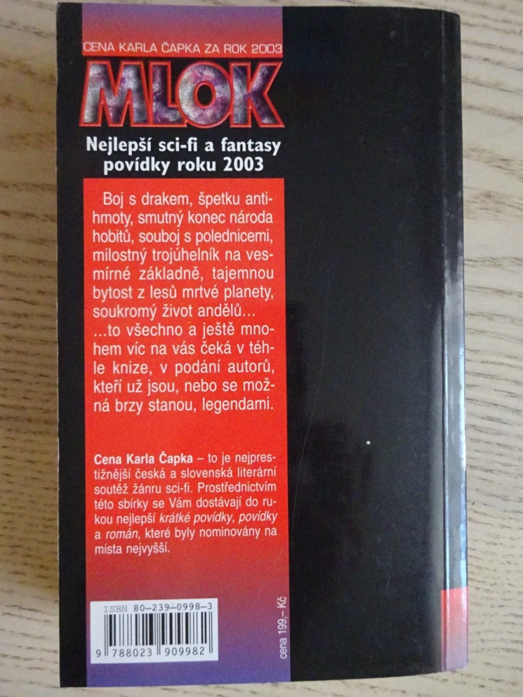 MLOK, NEJLEPŠÍ SCI-FI A FANTASY POVÍDKY ROKU 2003, **an