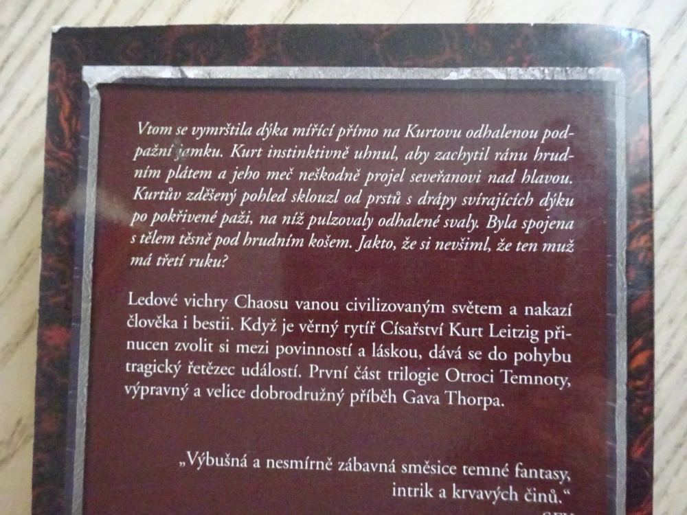 SPÁRY CHAOSU, WARHAMMER, GAV THORPE, **an