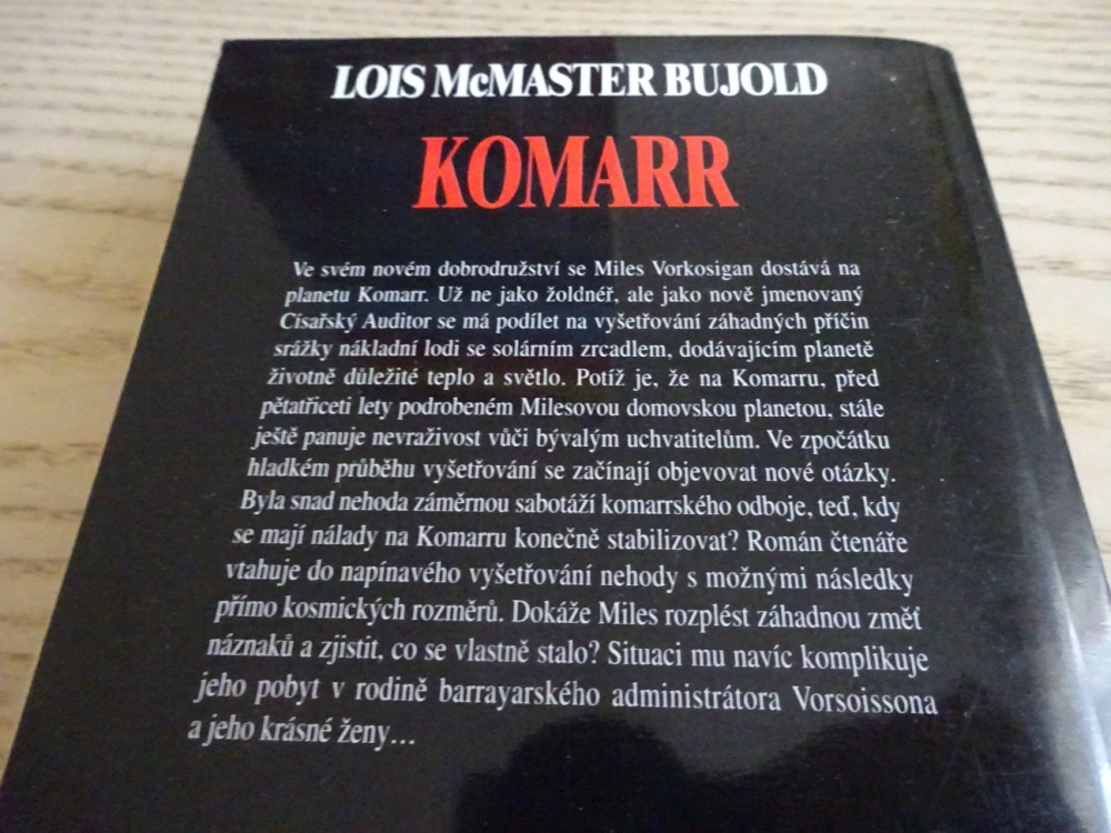KOMARR, LOIS MCMASTER BUJOLD, **an