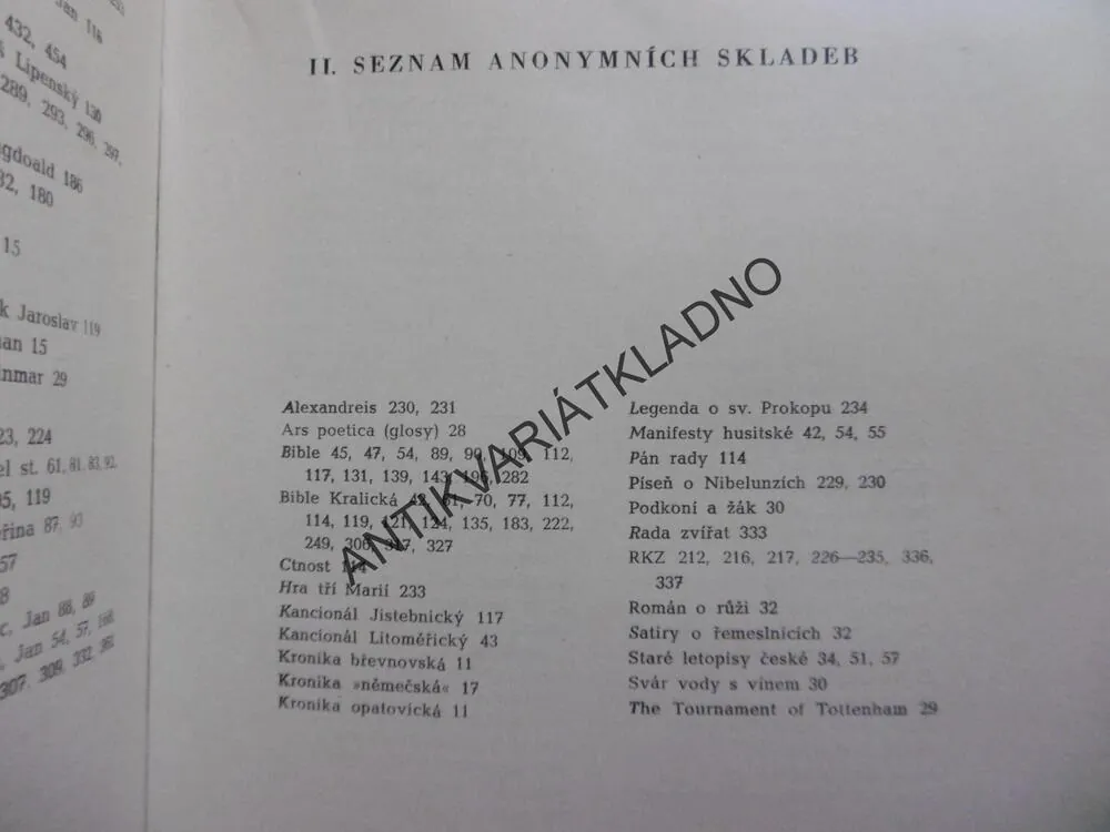 ZÁŘENÍ DUCHA A SLOVA, JAN B. ČAPEK, 1948, **an