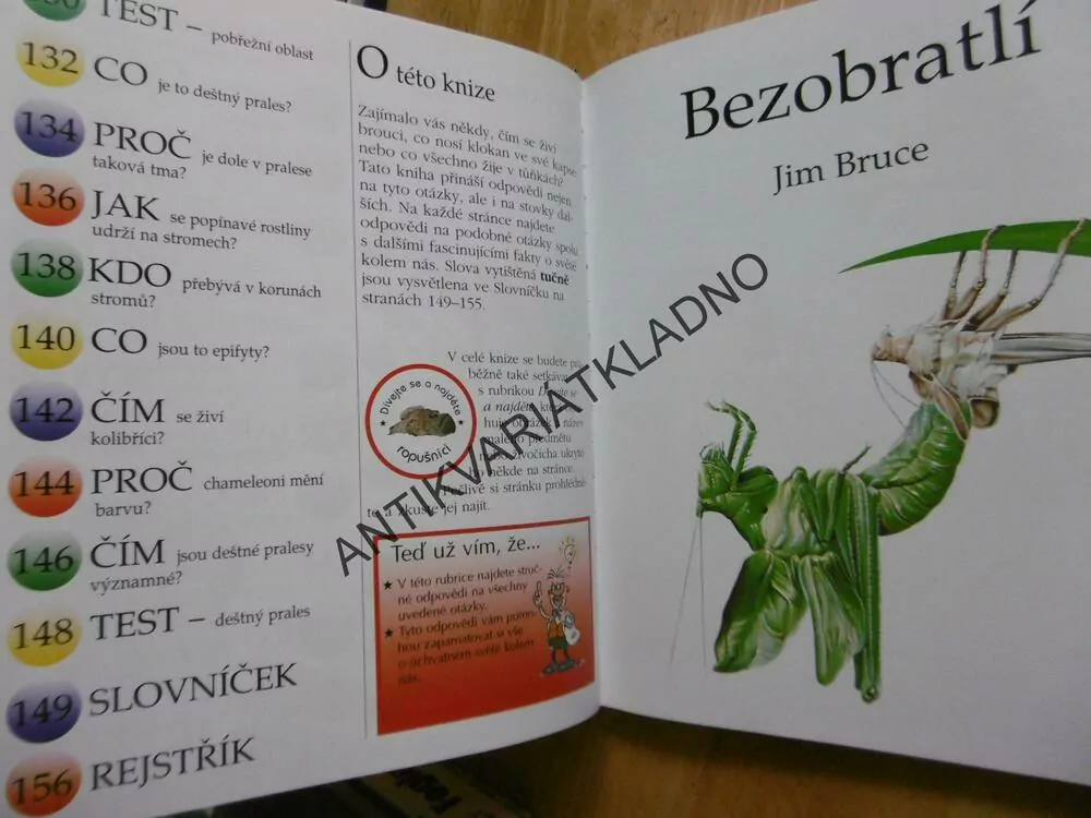 CO JEŠTĚ NEVÍTE O PŘÍRODĚ, KNIHA OTÁZEK A ODPOVĚDÍ, 
