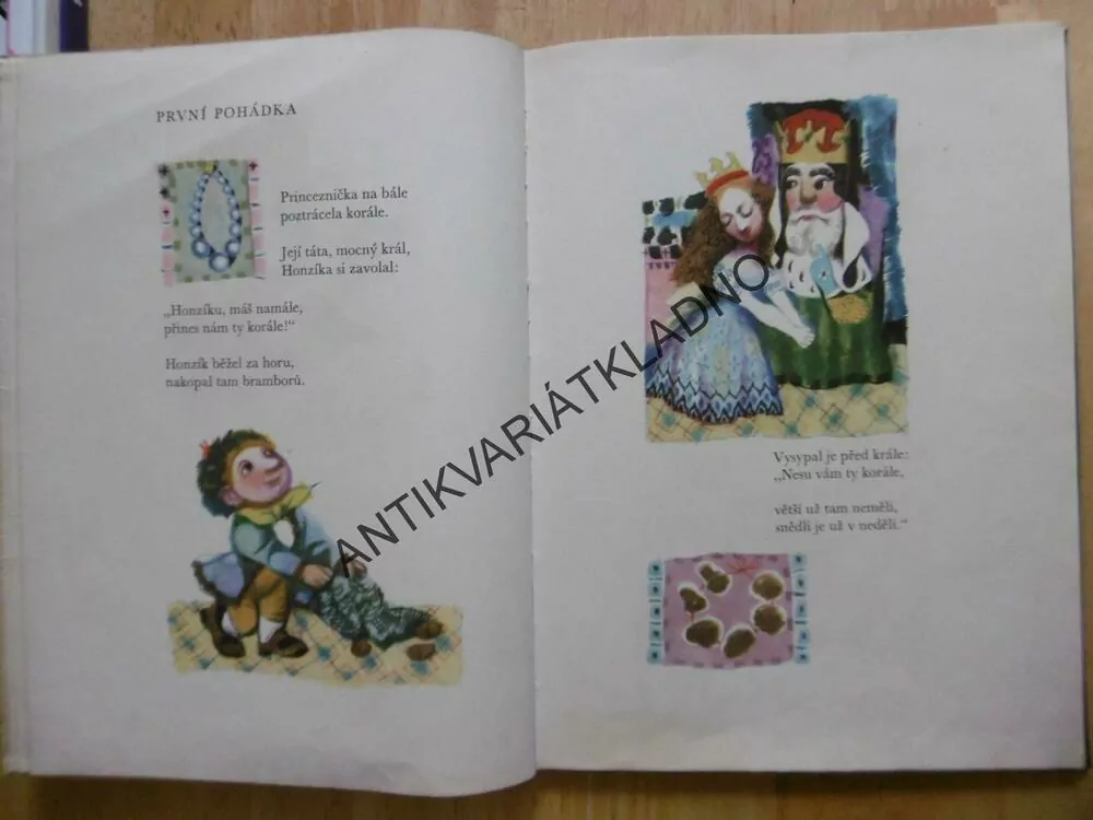 DVAKRÁT SEDM POHÁDEK, HRUBÍN, JIŘÍ TRNKA, 1965, **an