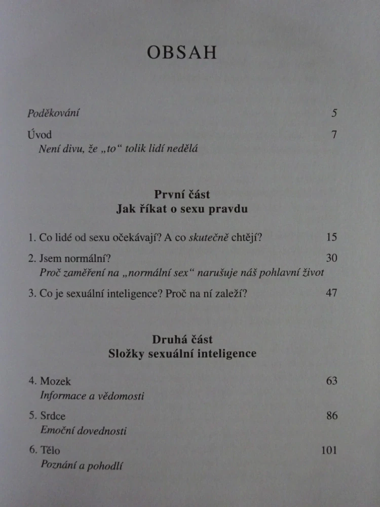 SEXUÁLNÍ INTELIGENCE, MARTY KLEIN, **an