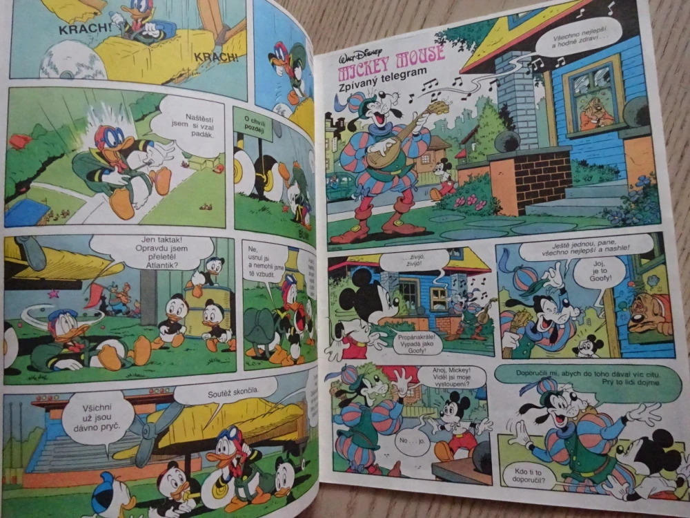 MICKEY MOUSE, KOMIKS, DISNEY, 2/1990