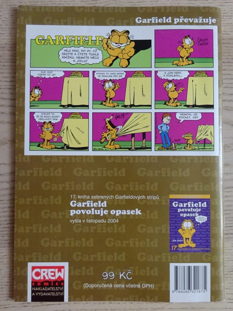 GARFIELD PŘEVAŽUJE, JIM DAVIS, **an