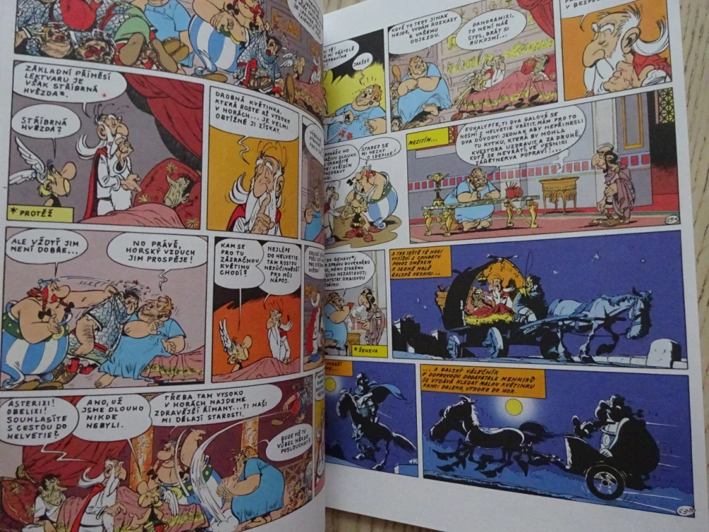 ASTERIX V HELVETII, KOMIKS, UDERZO, **an