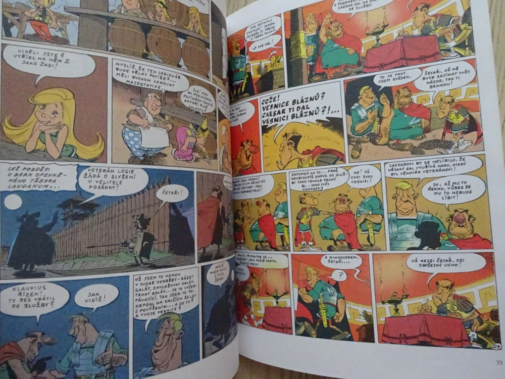 DÁREK OD CAESARA, ASTERIX, OBELIX, KOMIKS, UDERZO, **an