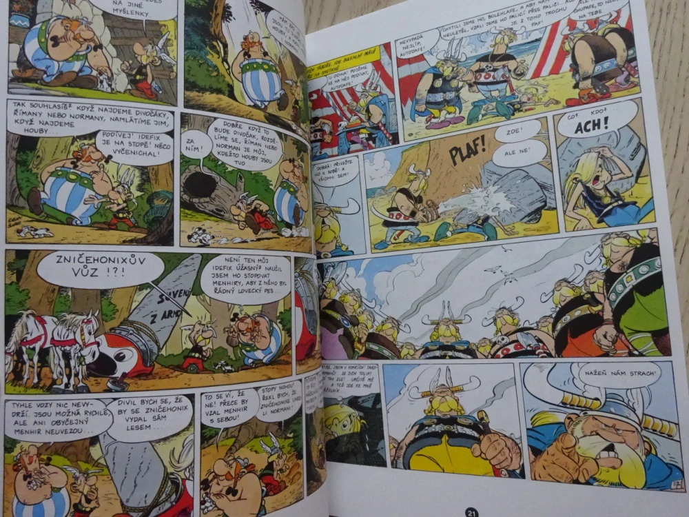 ASTERIX A NORMANI, KOMIKS, UDERZO, **an