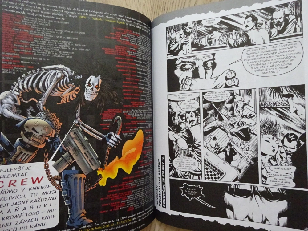 KOMIKS CREW, 13/99, SANDMAN, LOBO, SINISTER A DEXTER