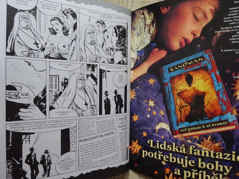 KOMIKS CREW, 16/2000, SINISTER A DEXTER, HELLBOY, DEVLIN WAUGH