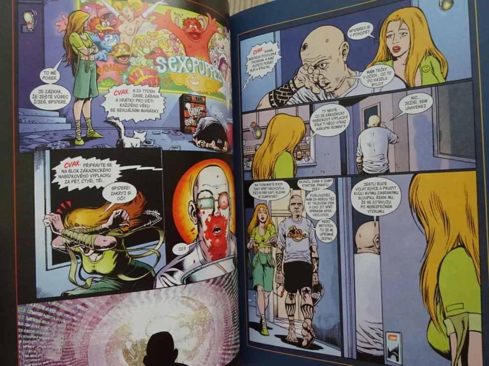 KOMIKS CREW 2, 2/2003, RED MEAT, TRANSMETROPOLITAN, 100 KULEK