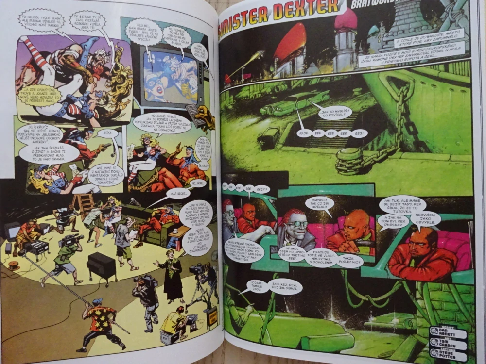 KOMIKS CREW 2, 3/2003, SANDMAN, SINISTER A DEXTER, FLINCH