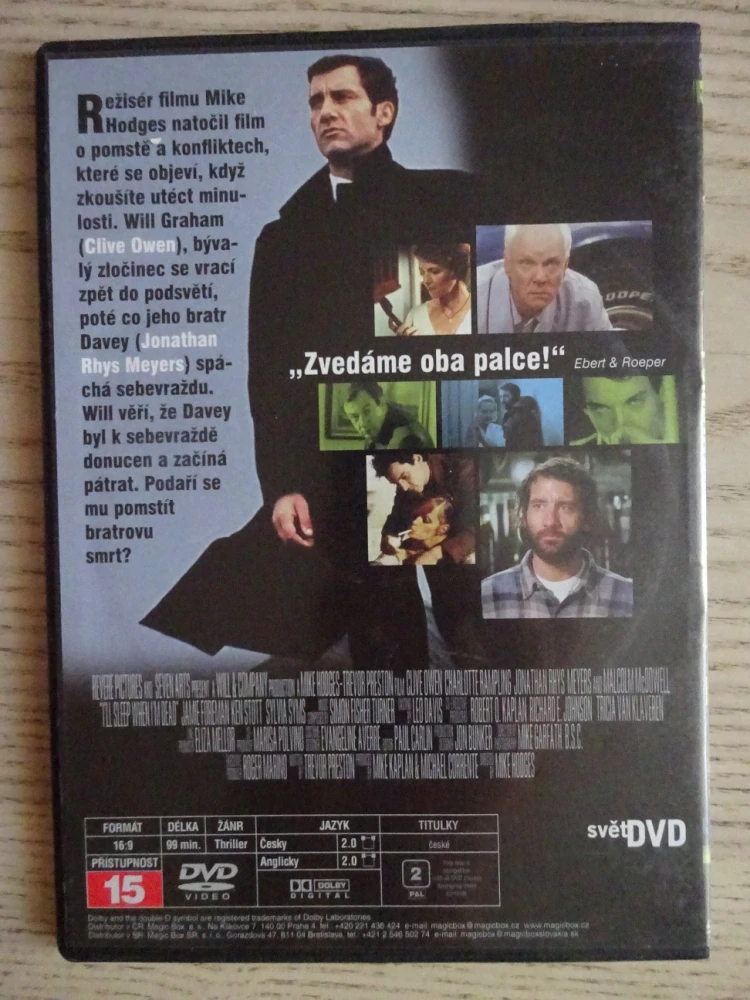 POMSTA BRATRA, DVD FILM