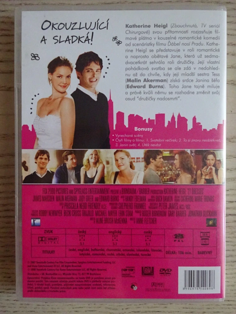 27 ŠATŮ, DVD FILM