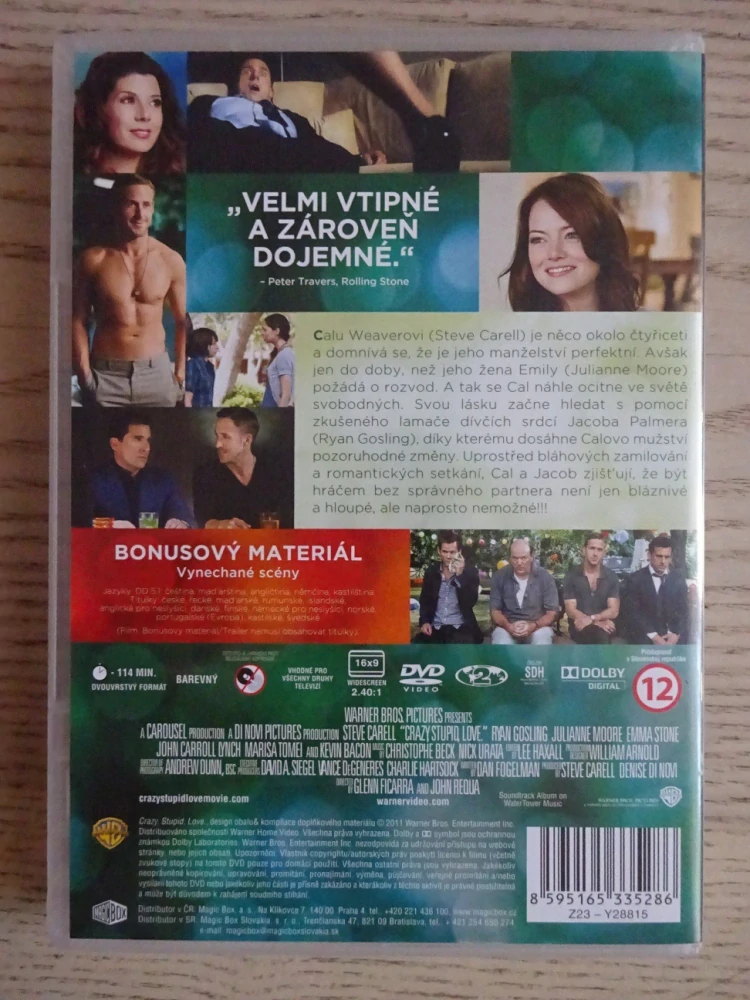 BLÁZNIVÁ, ZATRACENÁ LÁSKA, DVD FILM