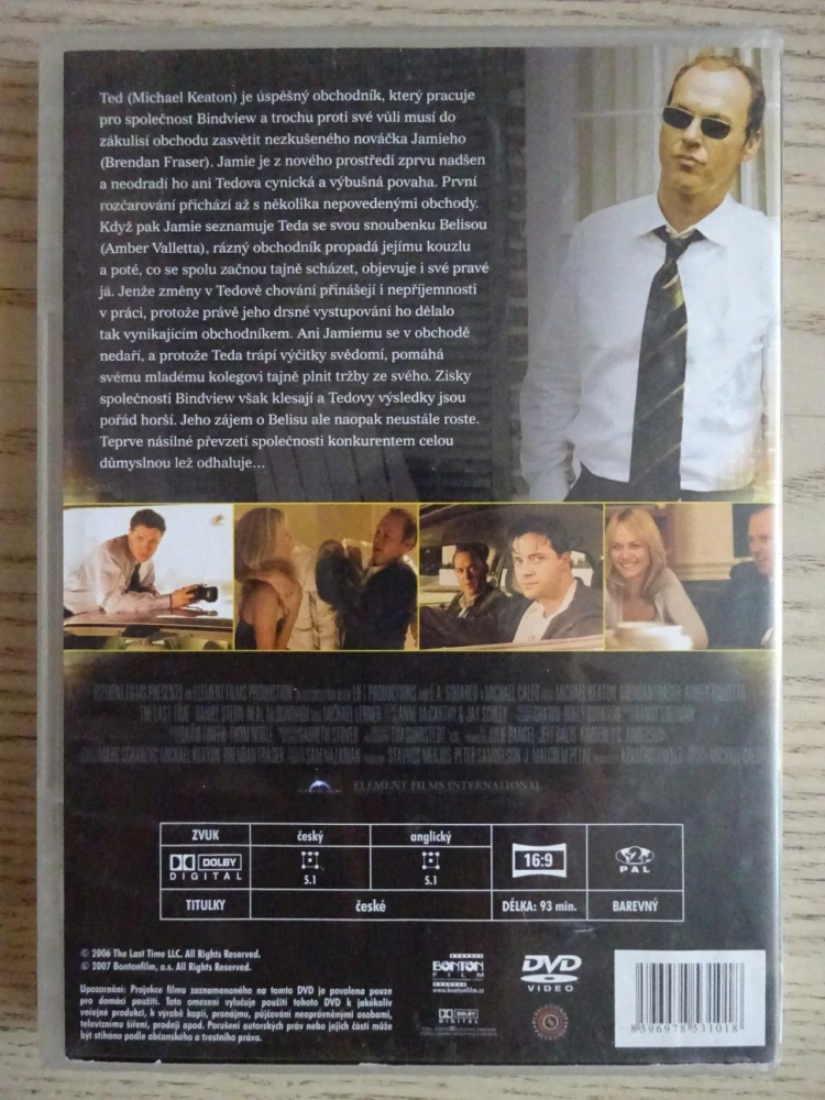 NA POSLEDNÍ CHVÍLI, DVD FILM