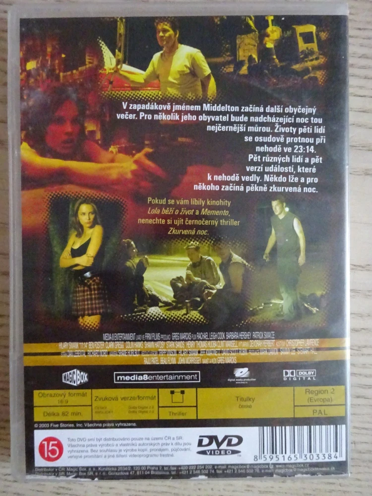 ZKURVENÁ NOC, DVD FILM