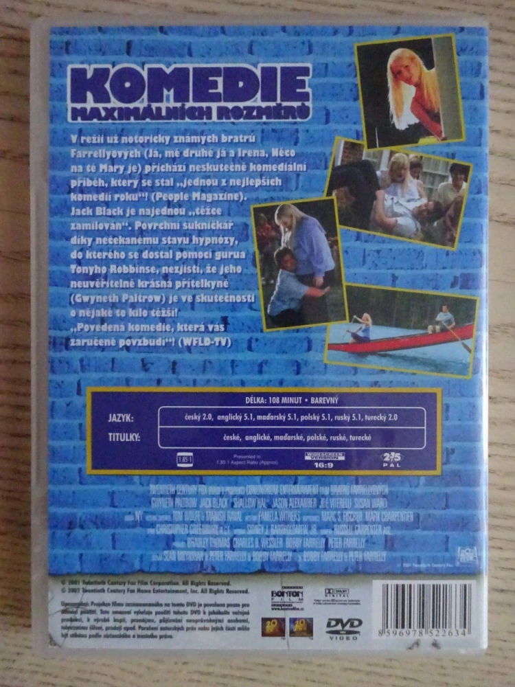 TĚŽCE ZAMILOVÁN, DVD FILM