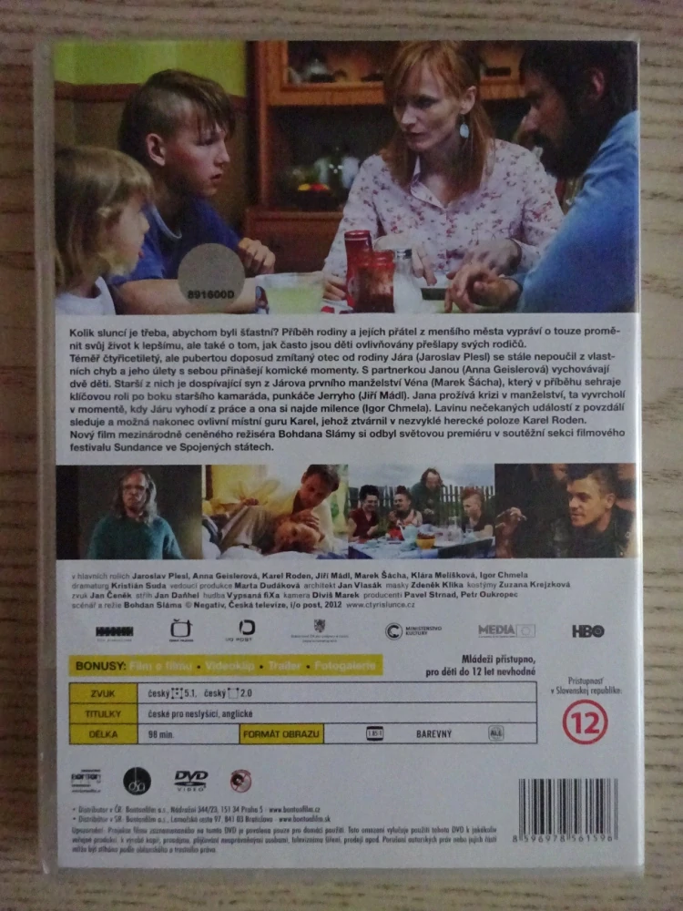 ČTYŘI SLUNCE, DVD FILM ČR