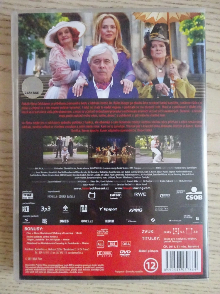 ODCHÁZENÍ, DVD FILM ČR