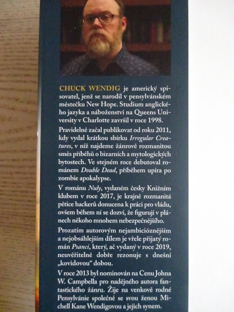 PSANCI, CHUCK WENDIG, **an