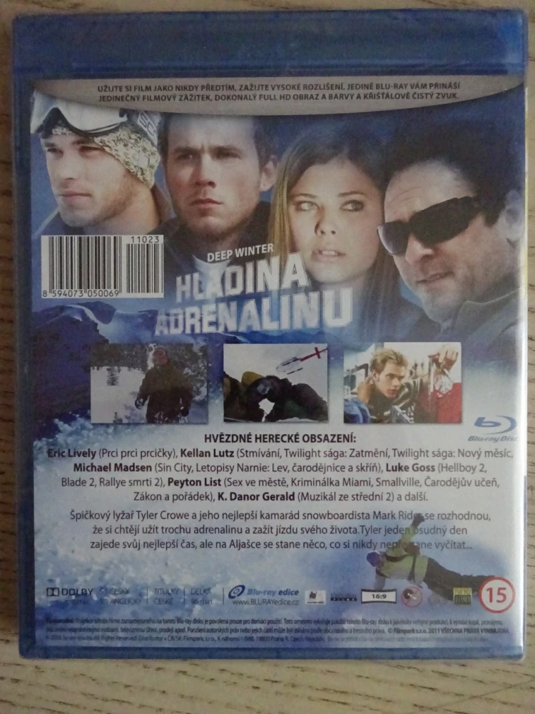 HLADINA ADRENALINU, BLURAY DVD FILM