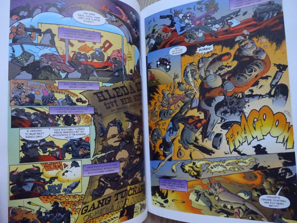 KOMIKS CREW 2, 18/2006, TROLLOVÉ V MLZE, LOBO: TUČŇÁCI, NA SCHODECH