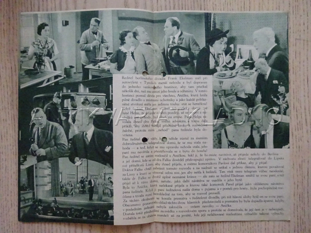 NEVIŇÁTKO Z VENKOVA, L. ENGLISCH, BIO PROGRAM Č. 28, 1933