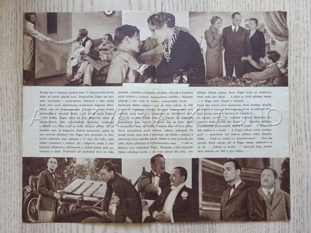 PALČIVÉ TAJEMSTVÍ, A. ABEL, BIO PROGRAM Č. 31, 1933