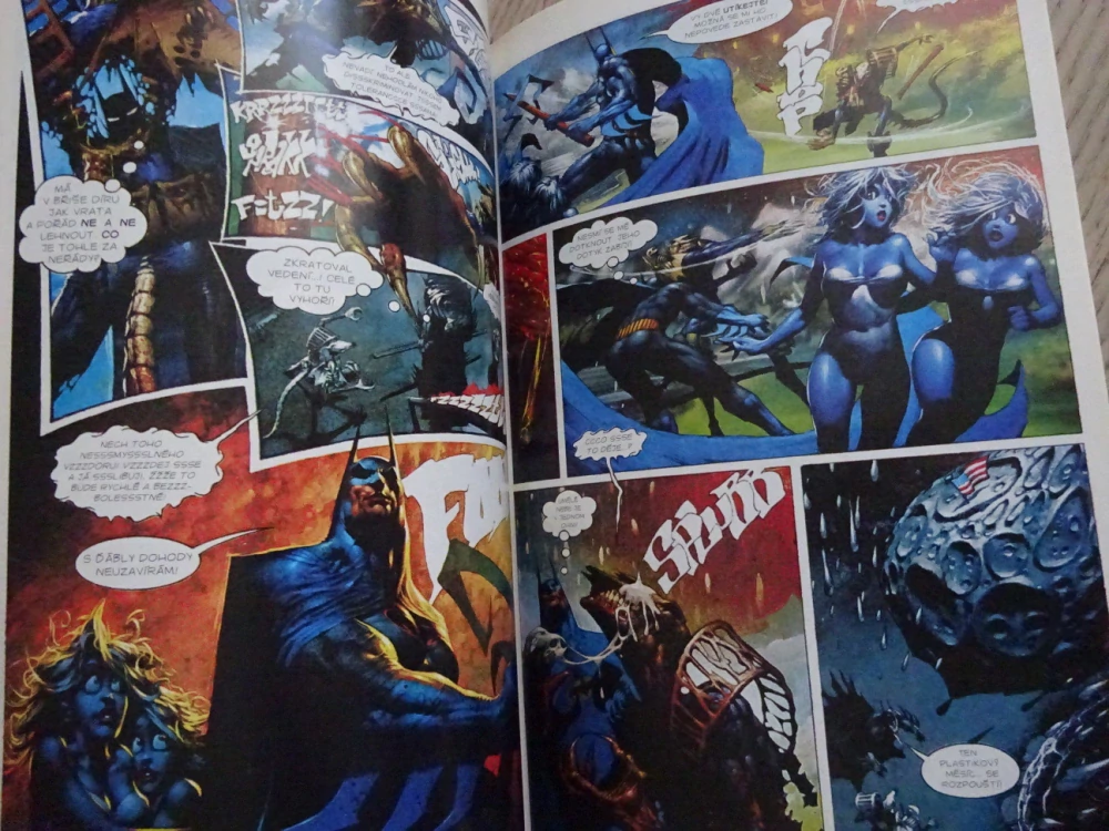 MODRÁ CREW, ZEMŘÍT SMÍCHY 2/2, BATMAN, SOUDCE DREDD, **an