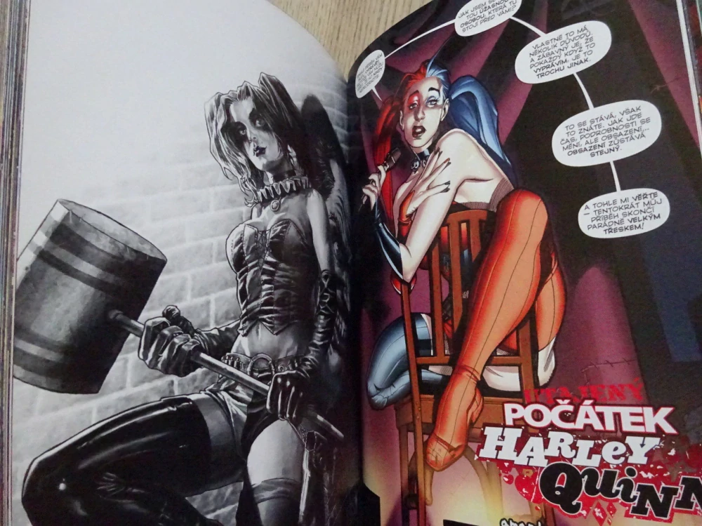 HARLEY QUINN, VÝPADEK, KOMIKS DC COMICS, **an