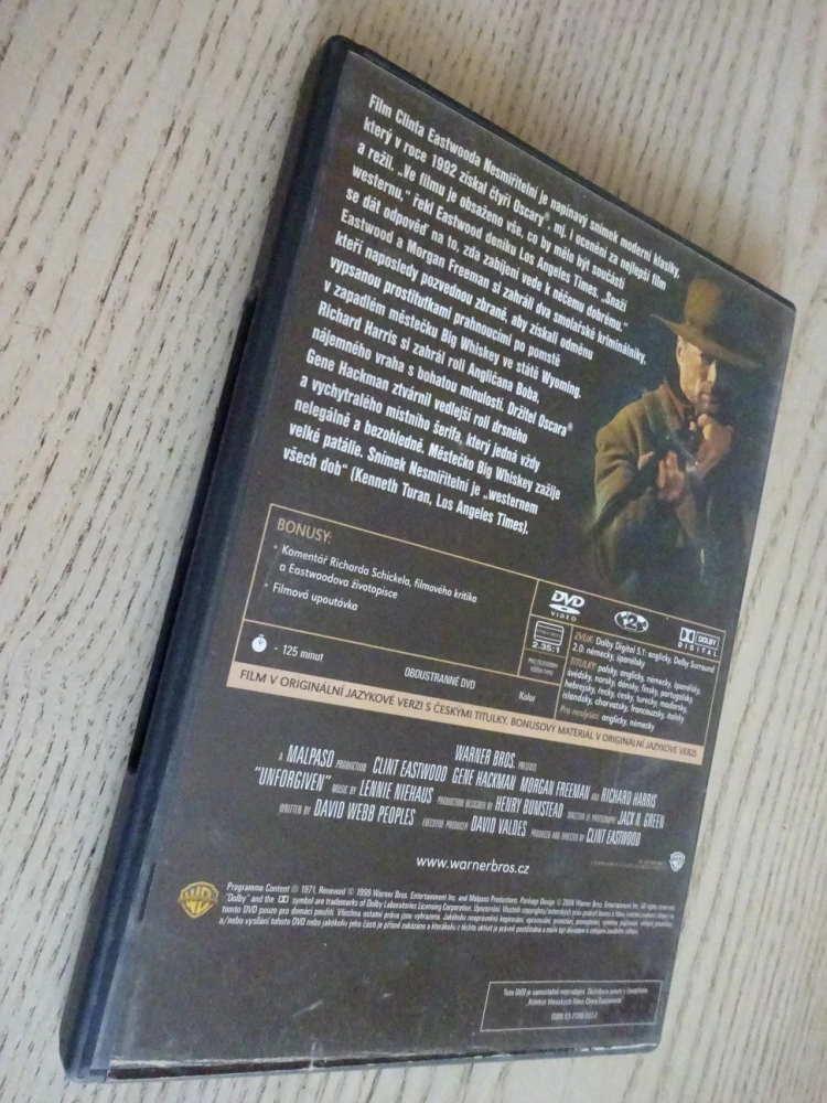 NESMIŘITELNÍ, DVD FILM