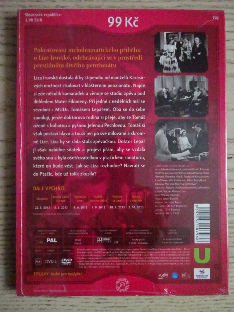 LÍZINO ŠTĚSTÍ, DVD FILM