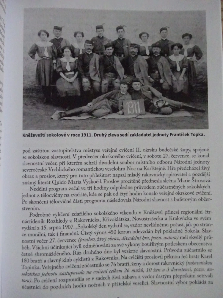 SOKOLOVNA V KNĚŽEVSI, 1923-2023