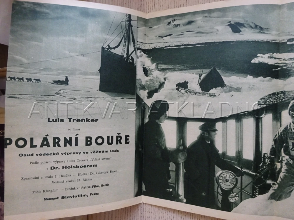 POLÁRNÍ BOUŘE, L. TRENKER, BIO PROGRAM Č. 150, 1934