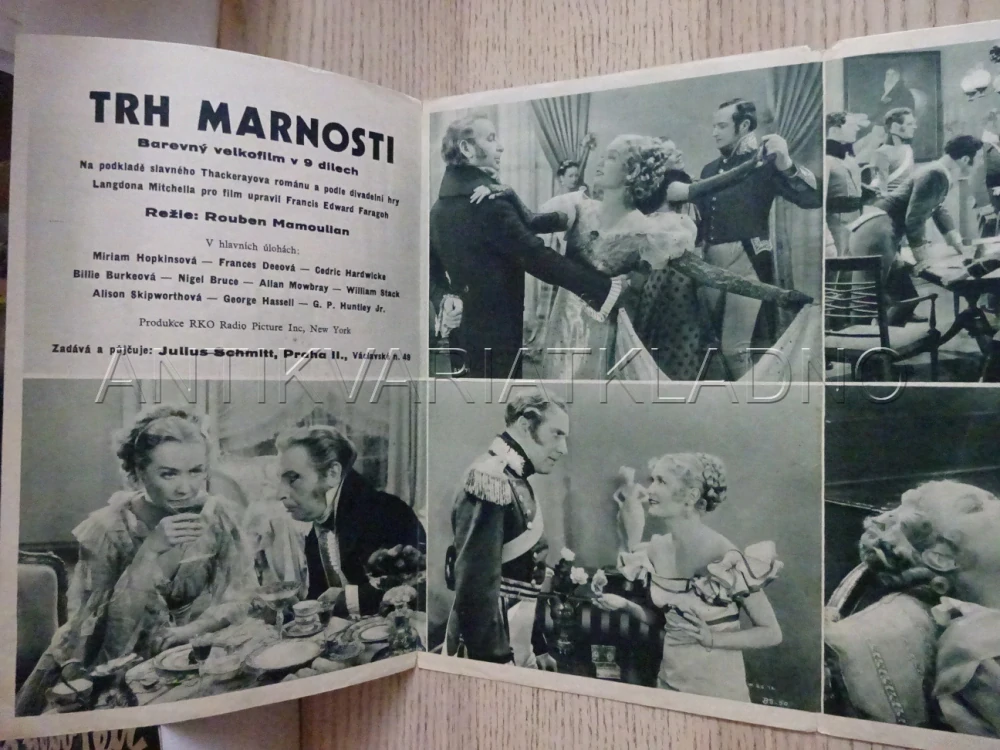 TRH MARNOSTI, M. HOPKINS, BIO PROGRAM Č. 307, 1935
