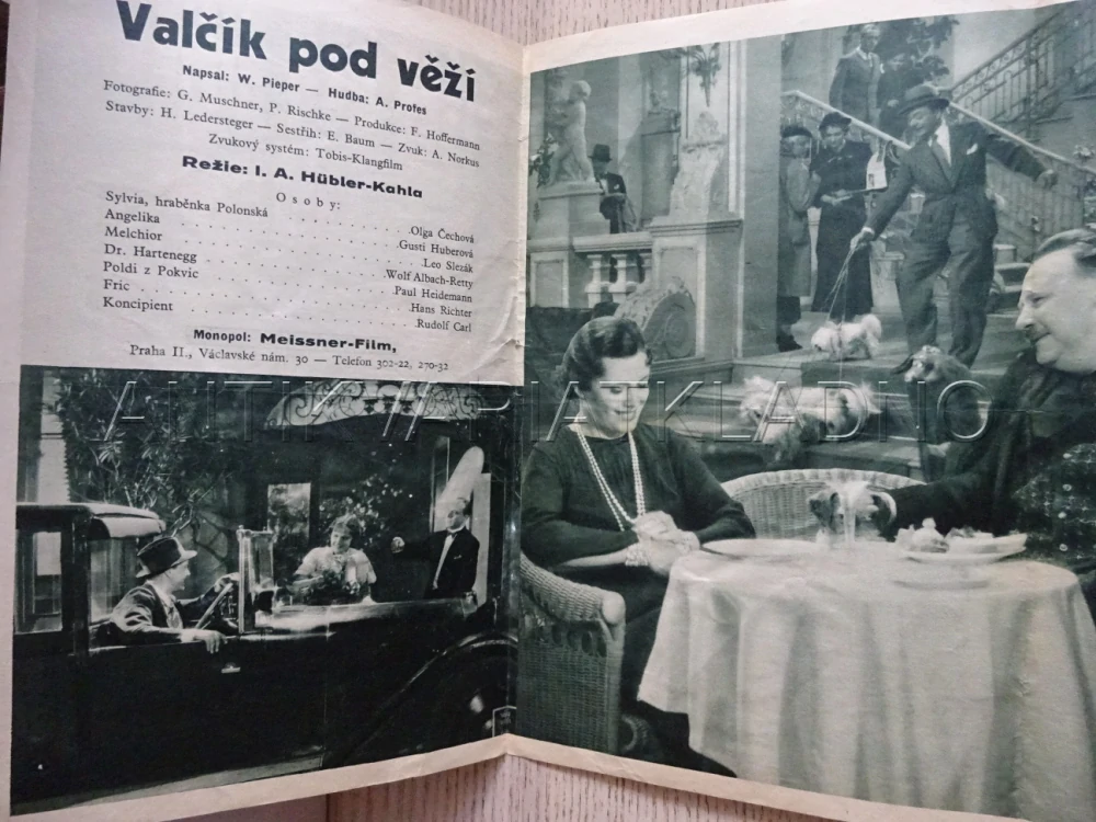 VALČÍK POD VĚŽÍ, O. ČECHOVÁ, BIO PROGRAM Č. 323, 1935