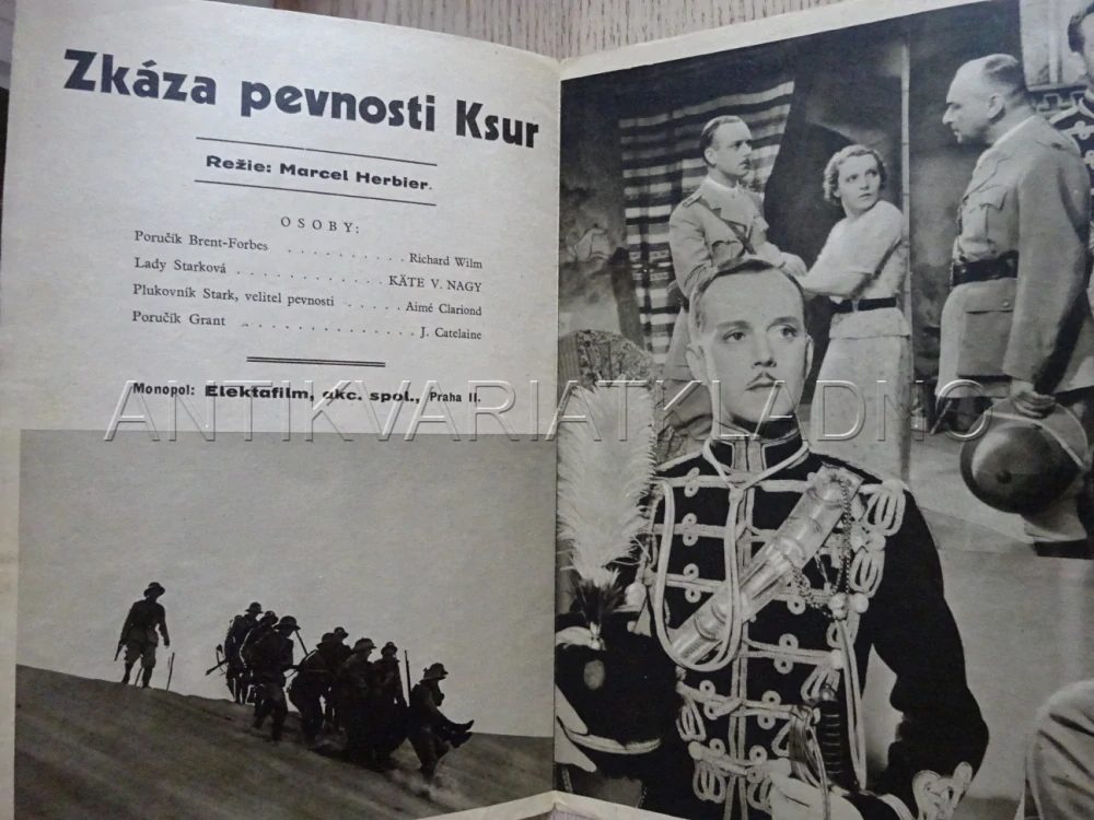 ZKÁZA PEVNOSTI KSUR, R. WILM, BIO PROGRAM Č. 330, 1935