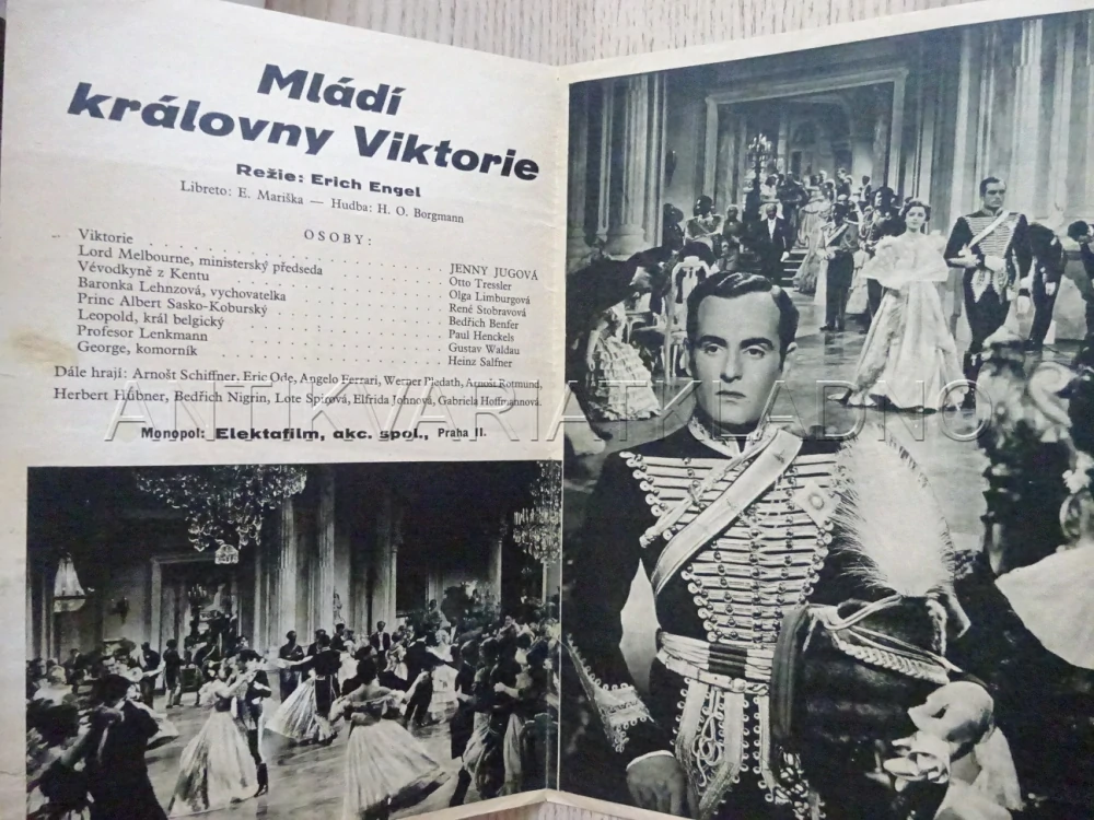 MLÁDÍ KRÁLOVNY VIKTORIE, O. TRESSLER, BIO PROGRAM Č. 345, 1936