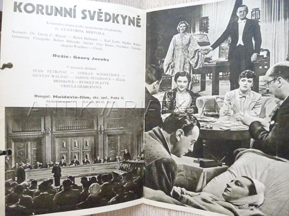 KORUNNÍ SVĚDKYNĚ, I. PETROVIČ, BIO PROGRAM Č. 472, 1937